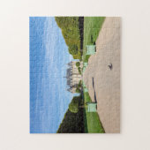 シャトー・ド・シューへの入口 – フランス ジグソーパズル (縦)