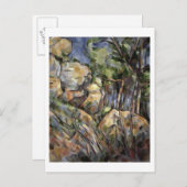 シャトー・ノワールの洞窟の近くの岩， c.190 ポストカード (正面/裏面)