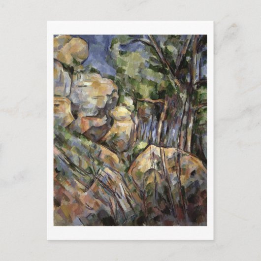 シャトー・ノワールの洞窟の近くの岩， c.190 ポストカード (正面)