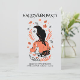 シャドウと秋の魔法 ハロウィンパーティー 招待状