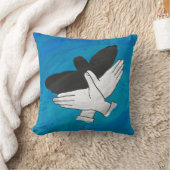 シャドウイーグルオンブルー クッション (ブランケット)