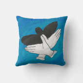 シャドウイーグルオンブルー クッション (裏面)