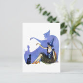 シャドウウィッチと黒猫 ポストカード (スタンド正面)