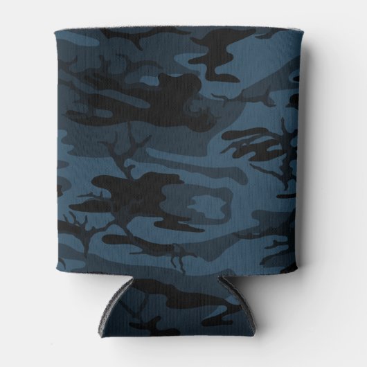 シャドウグレー迷彩柄 缶クーラー (正面)