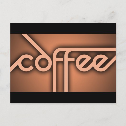 シャドウコーヒー ポストカード (正面)