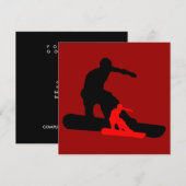 シャドウスタンス：スノーボード 招待状 (正面/裏面)