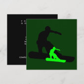 シャドウスタンス : スノーボード 招待状 (正面/裏面)