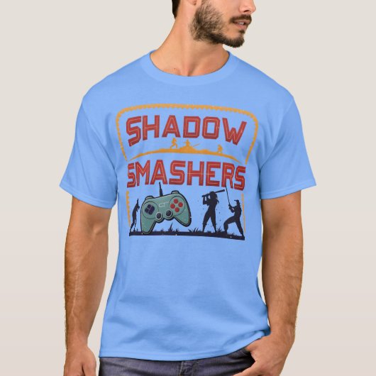 シャドウスマッシャーズ レトロゲーム ギフト Tシャツ (正面)