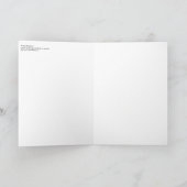 「シャドウズの中で」絵画が描かれた サンキューカード (内部)