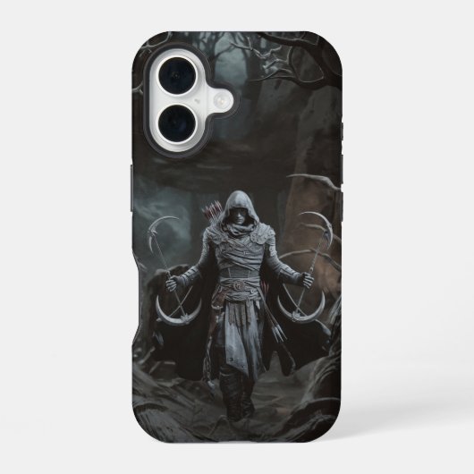 シャドウハント 森のならず者戦士 iPhone 16ケース (裏面)