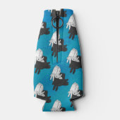 シャドウビリーヤギonブルー ボトルクーラー (裏面)