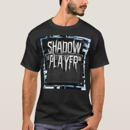 シャドウプレーヤー – ミニマリストギターアンプ&グリット Tシャツ