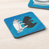 シャドウベアーキューオンブルー コースター (左側)