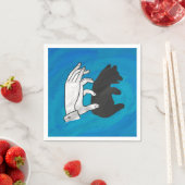 シャドウベアーキューオンブルー スタンダードカクテルナプキン (インサイチュ)