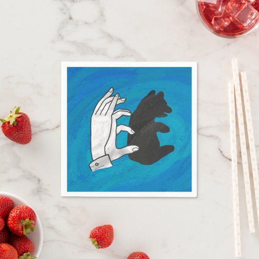 シャドウベアーキューオンブルー スタンダードカクテルナプキン (インサイチュ)