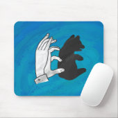 シャドウベアーキューオンブルー マウスパッド (マウス)