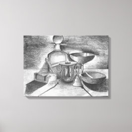 シャドウペンシルスケッチバイサラモトラネス キャンバスプリント