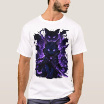 シャドウモナークキャット - アニメダークオーラTシャツ