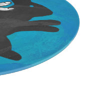 シャドウラビットオンブルー カッティングボード (角)