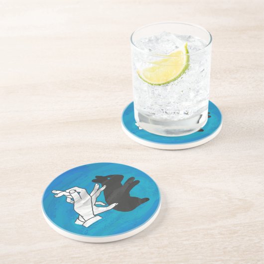 シャドウラビットオンブルー コースター (側面)