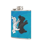 シャドウラビットオンブルー フラスク (左)