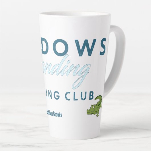 シャドウランディング編み物クラブ カフェラテマグ (右アングル)