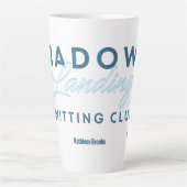 シャドウランディング編み物クラブ カフェラテマグ (正面)