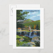 シャドウレイクオーバーショット水車ビュー ポストカード (正面/裏面)