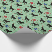 シャドウロットワイラー ラッピングペーパー (角)