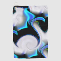 シャドウ上の青いネオン曲線と滑らかなブレンド