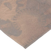 シャドウ付きのSteampunk錆びた金属ギア テーブルクロス (アングル)