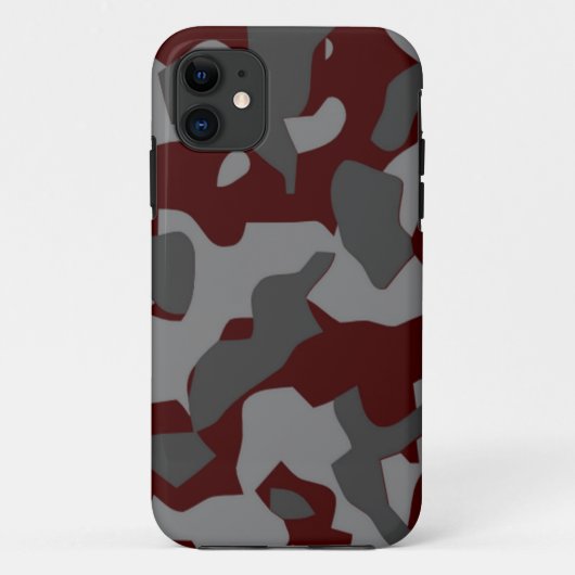 シャドウ迷彩柄 Case-Mate iPhoneケース (裏面)
