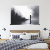 シャドウ間のパス キャンバスプリント (インサイチュ (寝室))