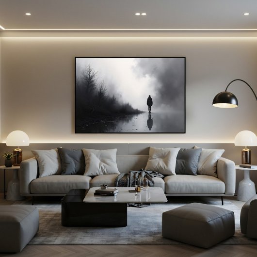 シャドウ間のパス キャンバスプリント