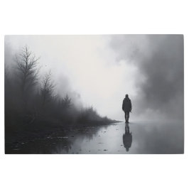 シャドウ間のパス メタルプリント