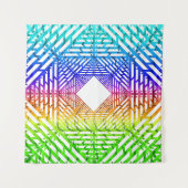 シャドウ スペクトラム ( Rainbow 2 ) タペストリー (正面)
