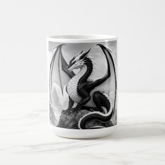 シャドウ フレーム ドラゴン コーヒーマグカップ (中央)