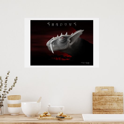 シャドウ ポスター (キッチン)
