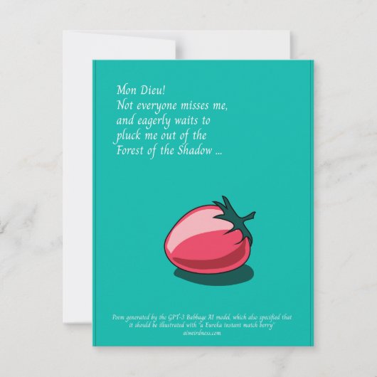 シャドウAI生成カードのフォレスト シーズンカード (正面)