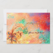 シャドーの庭失った蝶の植物ピンク (裏面)