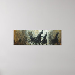 🌃🎨シャドーウィー車輌に乗🐎 キャンバスプリント