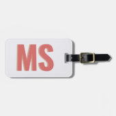 シャドーエレガントモノグラムヴィンテージファミリーツアー ラゲッジタグ (正面横)