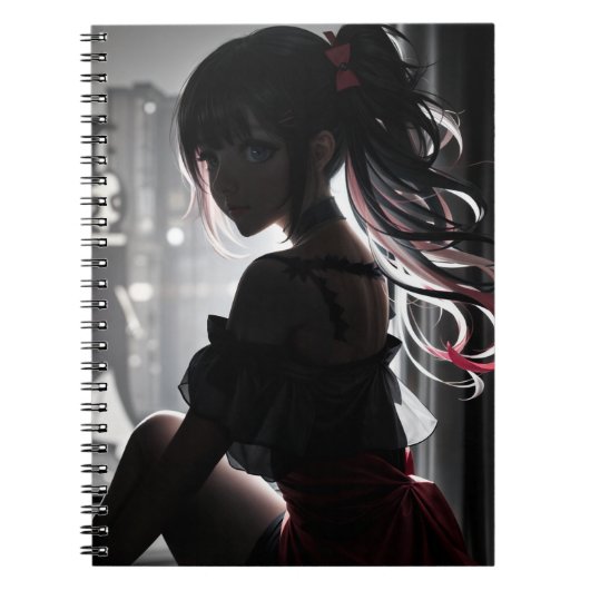 シャドーガールスパイラルブック ノートブック (正面)