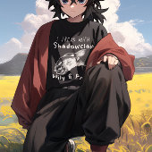 シャドークランプライドの戦士の猫と歩く Tシャツ