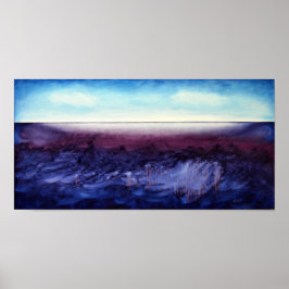 シャドーズジャーリーヒーリングバイオレット&インディゴプリント ポスター