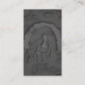 シャドーターキーノワール 名刺 (正面)