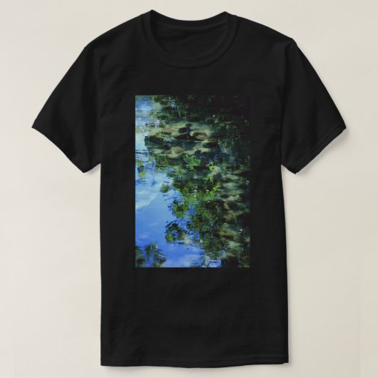 シャドータートルアート自然美しい Tシャツ (デザイン正面)