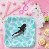 シャドートロピカルシャークビーチ ペーパープレート (パーティー)