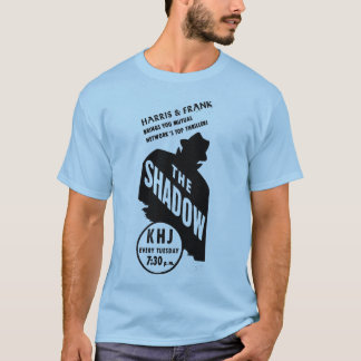 シャドーハリス&フランクヴィンテージラジオ広告T型 Tシャツ