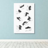 シャドーパペット キャンバスプリント (インサイチュ (ウッドフロア))